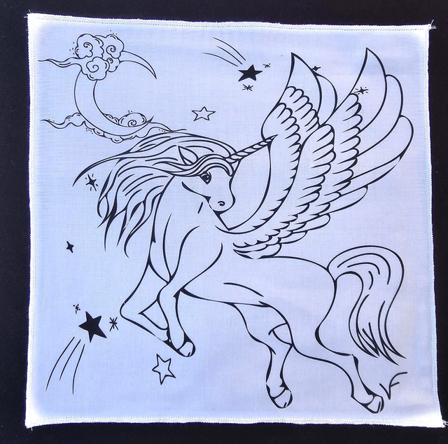 Petite feuille de coloriage lavable 