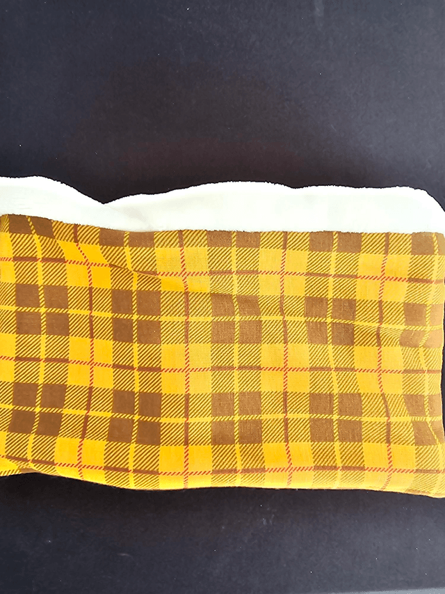 snood enfant mixte moutarde